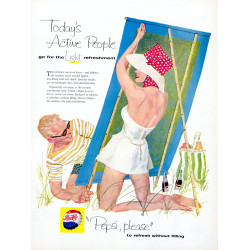 Pepsi-Cola, 1958 Sociables Ad, active