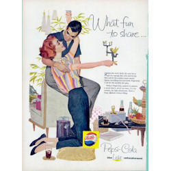 Pepsi-Cola, 1958 Sociables Ad, share