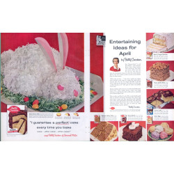 Betty Crocker, 1954 2-page ad