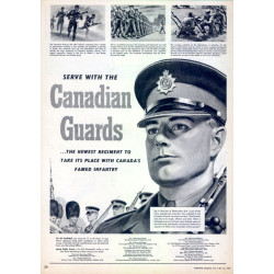 Canadian Guards Regiment, 1954 Ad