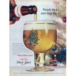 Carling Beer Christmas ad, 1958