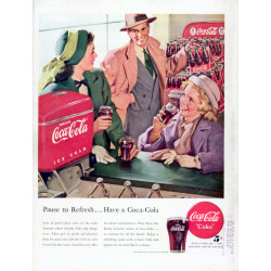 Coca-Cola, 1948 Ad, Art by Haddon Sundblom