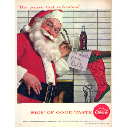 Coca-Cola, 1957 Christmas Ad