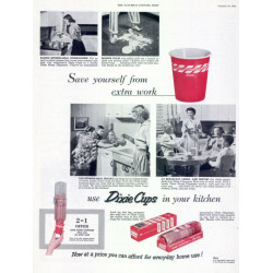 Dixie Cups, 1953 Ad