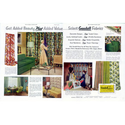 Goodall Fabrics, 1949 2-page Ad