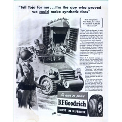B.F. Goodrich,  Wartime Ad, 1943