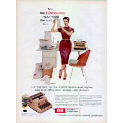 IBM Electric Typewriters, 1956 ad