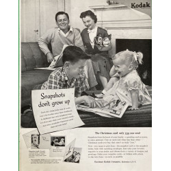 Kodak Photo Christmas Cards, 1953 Ad