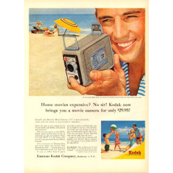 Kodak Brownie Movie Camera 1956 Ad