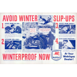 Mobil Oil, 1946 2-page ad