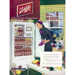 Schlitz Beer, 1950 Ad