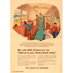 Seagram Victory Bond 1945 Ad
