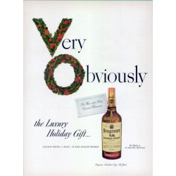 Seagram's VO Canadian 1946 Christmas Ad