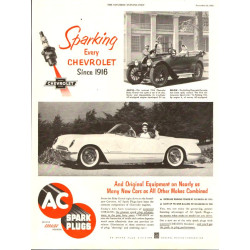 AC Spark Plugs, 1953 Ad