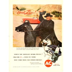 AC Spark Plugs Ad, with Guy Williams