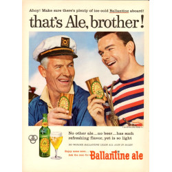 Ballantine Ale, 1956 Ad