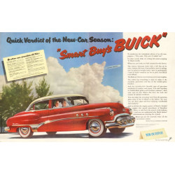 Buick Automobile, 1951, 2-Page Ad
