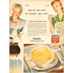 Campbell's Chicken Noodle Soup, 1946 Ad