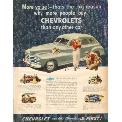 Chevrolet, 1948 Ad