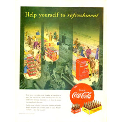 Coke Ad, 1950