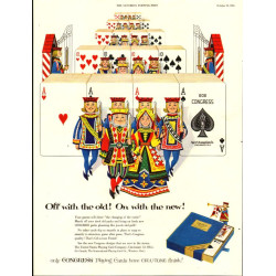 Congress Playing Card 1953 Ad