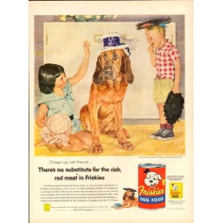 Friskies Dog Food, 1956 Ad, Art by Douglass Crockwell