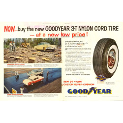 Goodyear Tires, 1959 2-page ad