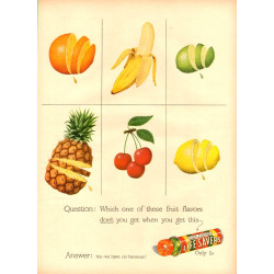 Life Savers, 1948 No Bananas Ad