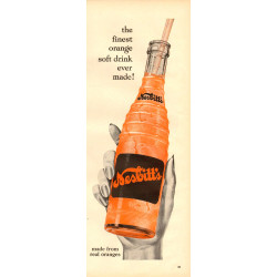 Nesbitt’s Orange 1956 half-page magazine ad