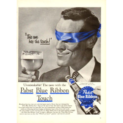 Pabst Blue Ribbon Beer, 1956 Ad