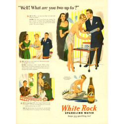 White Rock Sparkling Water Ad, 1947