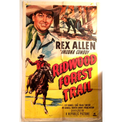 Redwood Forest Trail, 1950 1-sheet Western Movie Poster starring Rex Allen