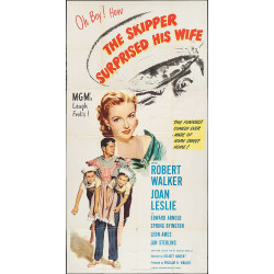 Skipper Surprised His Wife, 1950 3-Sheet MGM Movie Poster