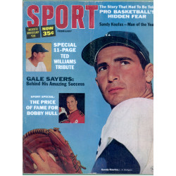 Complete Sport Magazine, February 1966, Sandy Koufax Cover