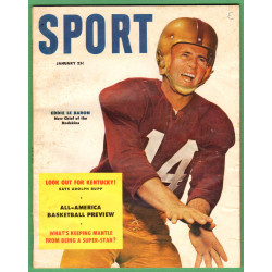 Complete Sport Magazine, January 1954, Eddie LeBaron Cover