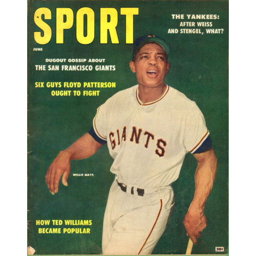 Complete Sport Magazine, June 1958, Willie Mays Cover