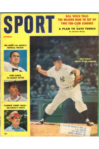 Complete Sport Magazine, October 1958, Bob Turley Cover