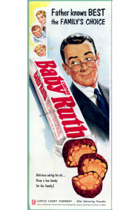 Baby Ruth Candy Bar, 1955 Half-Page Ad