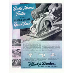 Black and Decker Power Saw, 1946 Ad