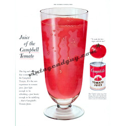 Campbell's Tomato Juice, 1955 Ad