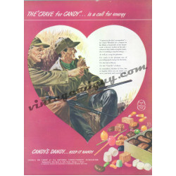 Candy Makers, 1946 Ad with Hunters