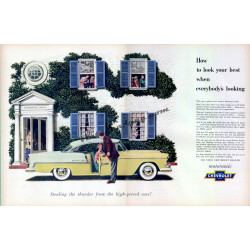 Chevrolet Bel Air, 1955 2-page Ad, Art by Stan Galli