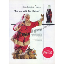 Coke, 1954 Classic Santa Ad