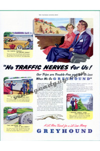 Greyhound Bus Lines, 1949 Ad