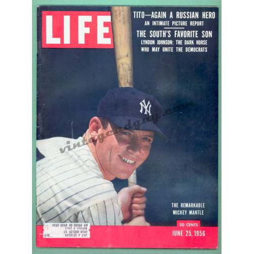 Complete Life Magazine, June 25, 1956, Mickey Mantle