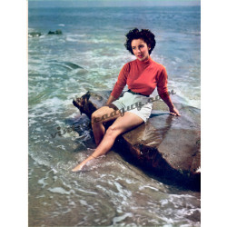 Elizabeth Taylor, Glamour Photo, Esquire Magazine, May 1950