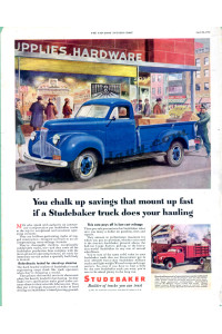 Studebaker Trucks, 1947 Ad