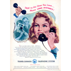 Trans-Canada Telephone System, 1948 Ad