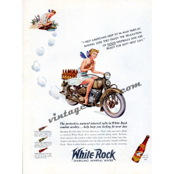 White Rock Sparkling Water, 1942 magazine ad