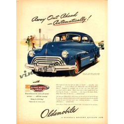 Oldsmobile, 1946 Ad (blue)